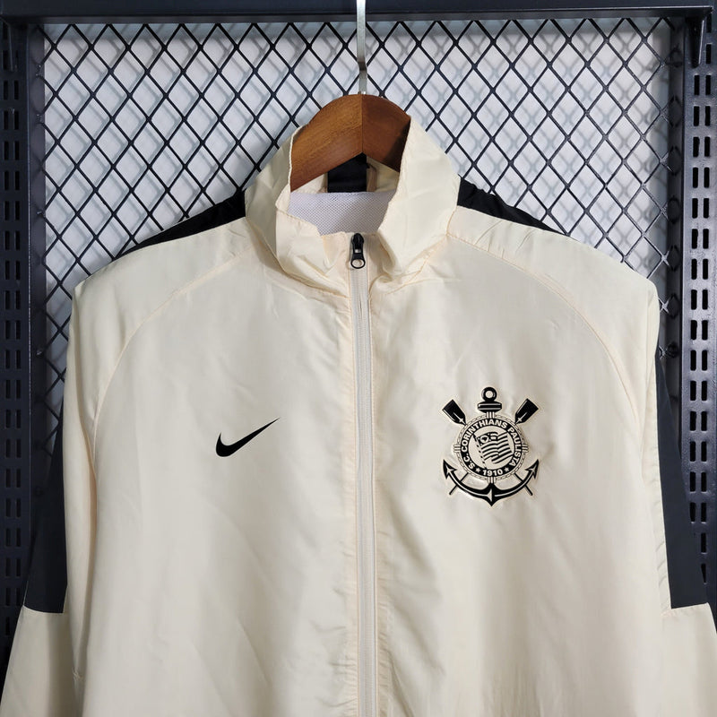 Jaqueta Corta Vento Nike Corinthians Edição Especial 23-24 - Bege