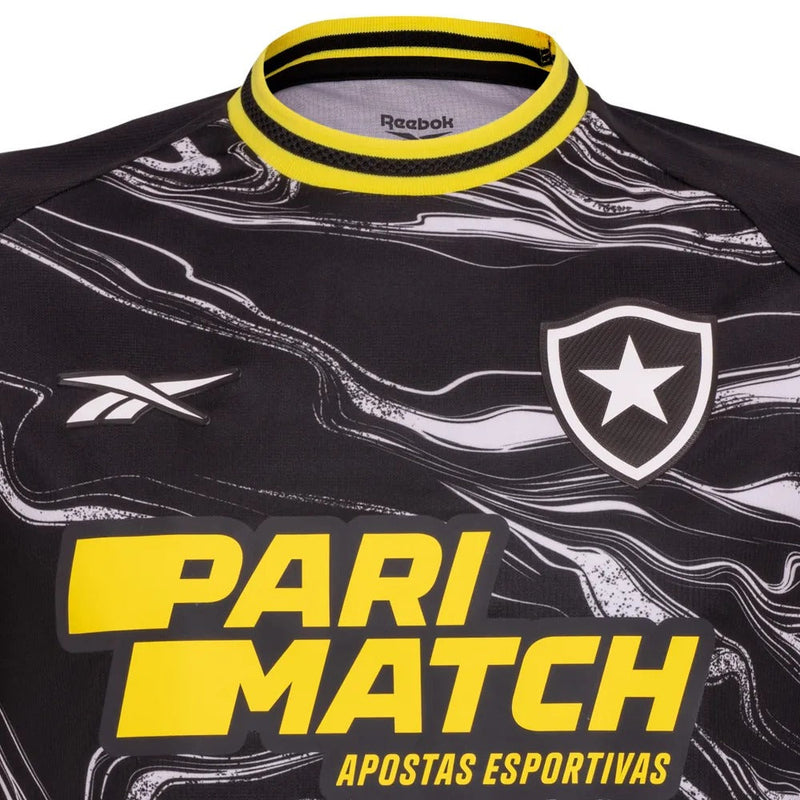 Nova Camisa 4 Botafogo Reebok  2024/25 - Preta (PRÉ VENDA) [FRETE GRÁTIS]