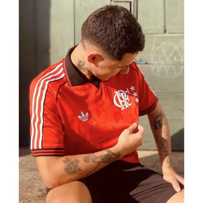 Nova Camisa Flamengo Lifestyler Adidas 2024/2025 [FRETE GRÁTIS]