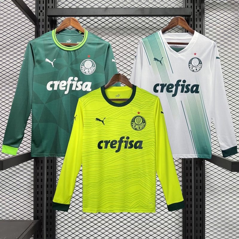 Camisa Palmeiras Manga Longa Puma 2023/24 [FRETE GRÁTIS]