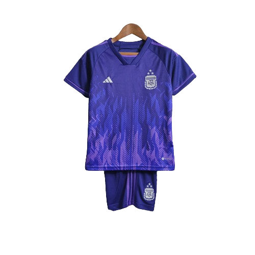 Kit Infantil Argentina Roxo Adidas 2022/23 [COMPRE 2 LEVE 3]