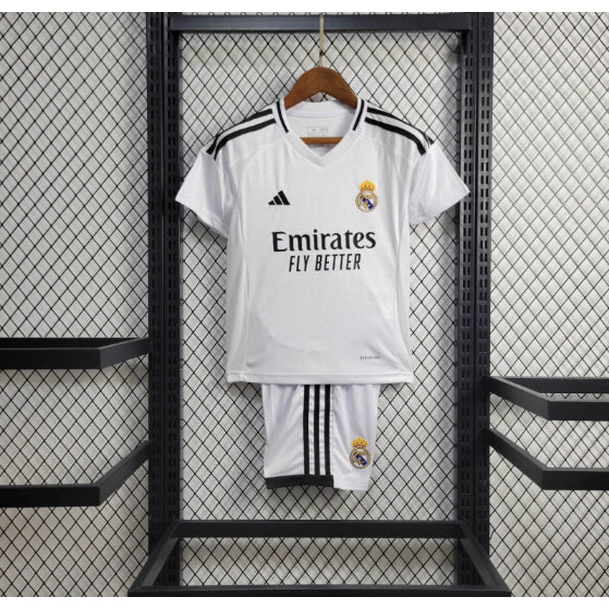 Novo Kit Infantil Real Madrid Camisa + Shorts 2024/25 - [FRETE GRÁTIS]