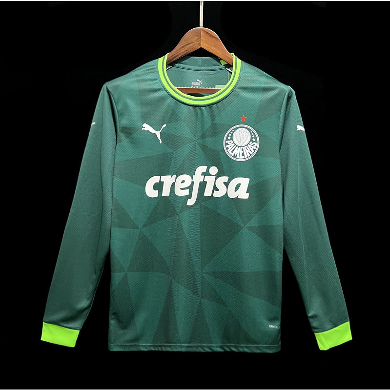 Camisa Palmeiras Manga Longa Puma 2023/24 [FRETE GRÁTIS]