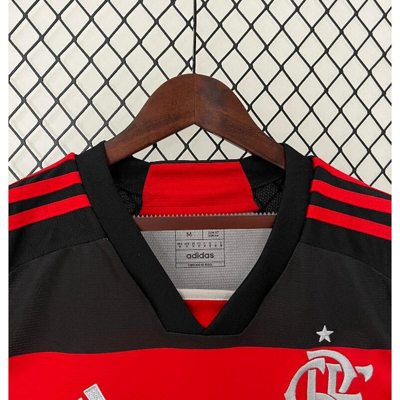 Nova Regata I Flamengo Adidas 2024/25 Rubro-Negra