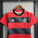 Kit Infantil Nova Camisa Flamengo Adidas + Shorts - 2023/2024 [FRETE GRÁTIS]