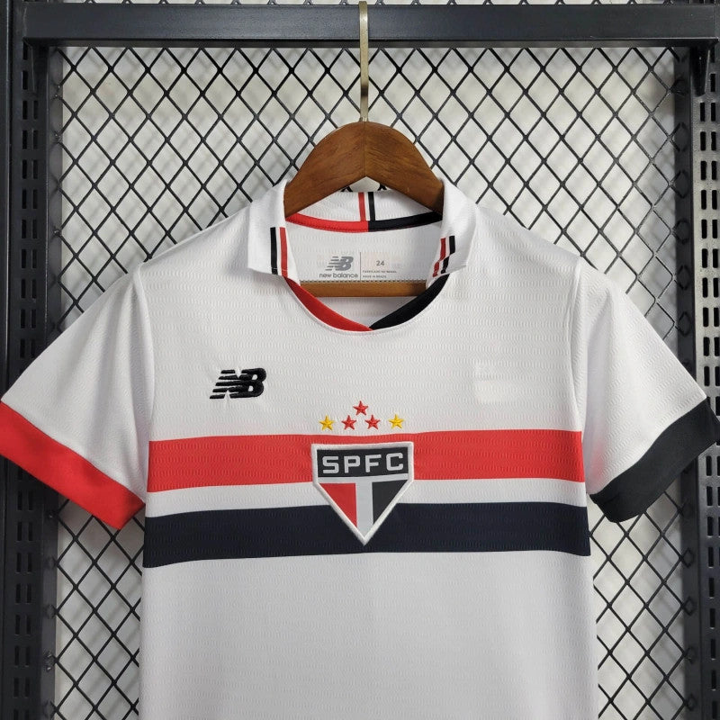 Novo Kit Infantil São Paulo New Balance Camisa + Shorts 2024/25-  [FRETE GRÁTIS]