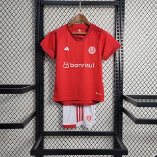 Kit infantil Nova Camisa Principal Internacional Adidas 2023/2024 [FRETE GRÁTIS]