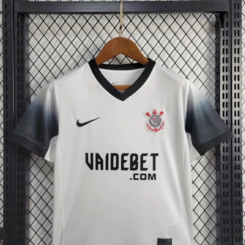 Camisa Corinthians 2024/25 Home I - Kit Torcedor Infantil