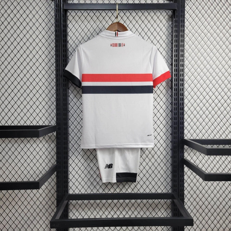 Novo Kit Infantil São Paulo New Balance Camisa + Shorts 2024/25-  [FRETE GRÁTIS]