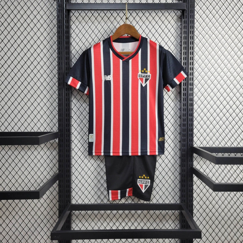 Novo Kit Infantil São Paulo II New Balance Camisa + Shorts 2024/25-  [FRETE GRÁTIS]