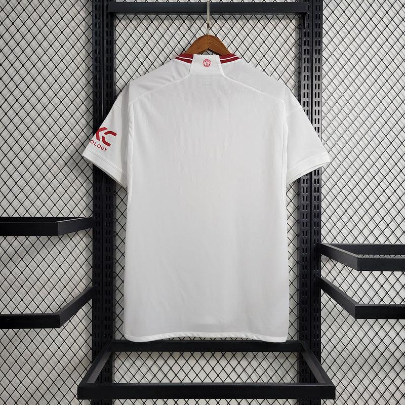 Camisa Manchester United Away Adidas 2023/24 edição especial- Branco