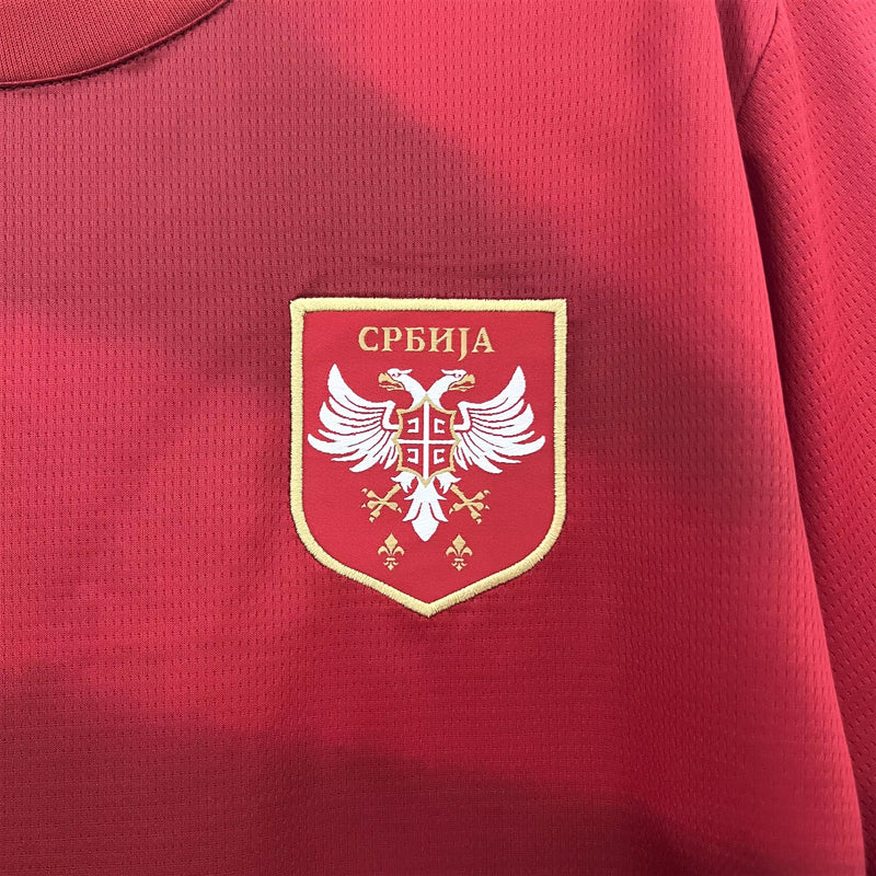 Camisa Sérvia 2024/25 I Home - [FRETE GRÁTIS]