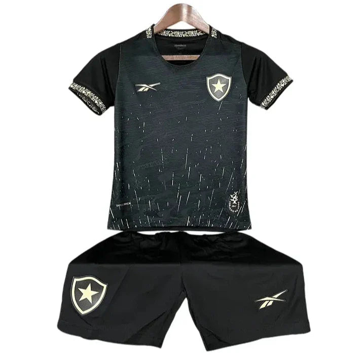 Novo Kit Infantil Camisa + Shorts Botafogo Preto 24/25 - [FRETE GRÁTIS]