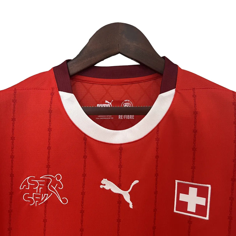 Camisa Seleção Suiça 2024/25 I Home - [FRETE GRÁTIS]