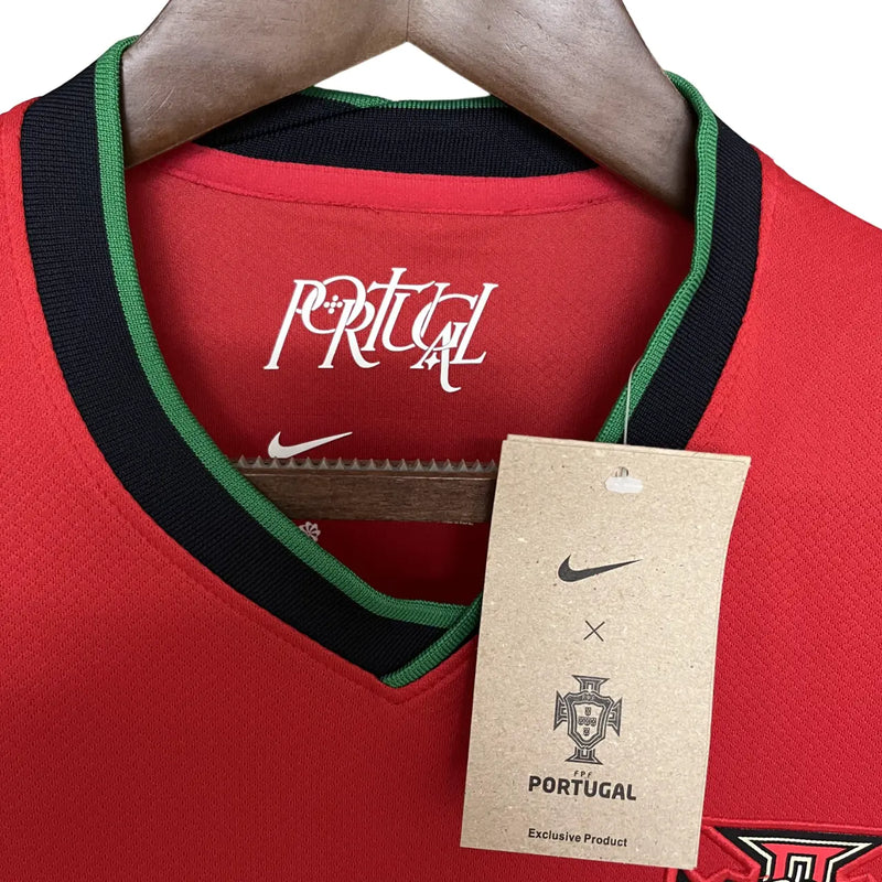 Camisa Seleção Portugal 2024/25 I - [FRETE GRÁTIS]