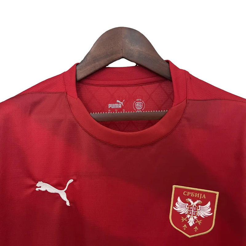 Camisa Sérvia 2024/25 I Home - [FRETE GRÁTIS]