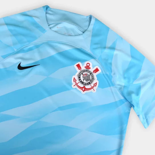 Camisa Goleiro Corinthians 23/24 s/n° Torcedor Nike - Azul