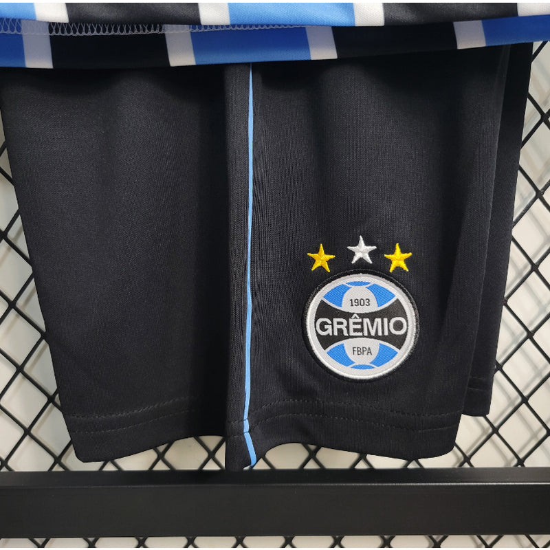 Kit Infantil Nova Camisa Grêmio Umbro + Shorts - 2023/2024 [FRETE GRÁTIS]