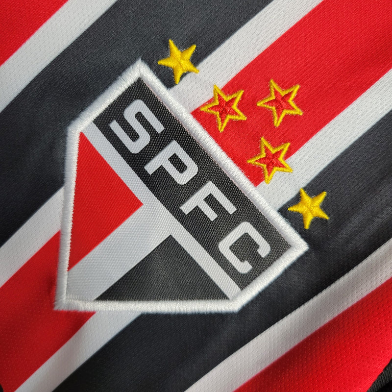 Kit Infantil Segunda Camisa São Paulo Adidas + Shorts - 2023/2024 [FRETE GRÁTIS]