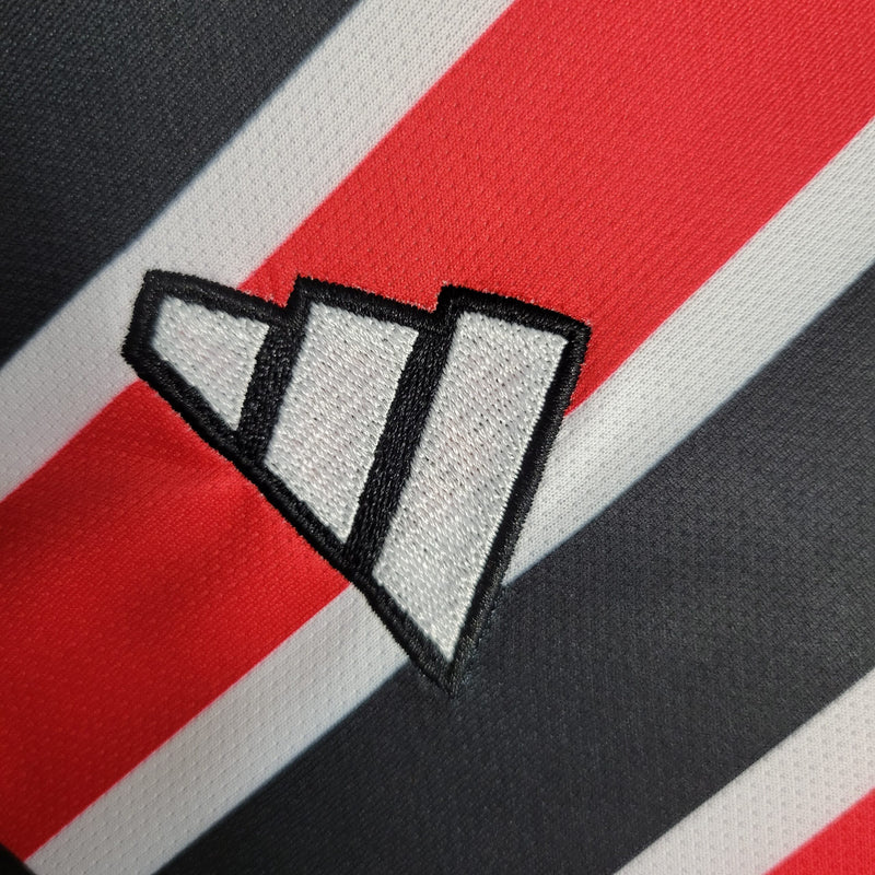 Kit Infantil Segunda Camisa São Paulo Adidas + Shorts - 2023/2024 [FRETE GRÁTIS]