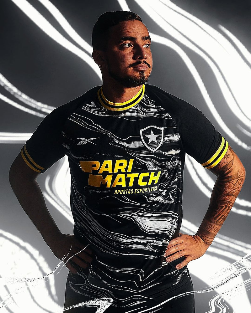 Nova Camisa 4 Botafogo Reebok  2024/25 - Preta (PRÉ VENDA) [FRETE GRÁTIS]