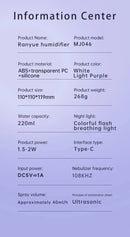 Umidificador Difusor Cápsula Espacial com Luz Atmosférica 7 Cores [FRETE GRÁTIS]