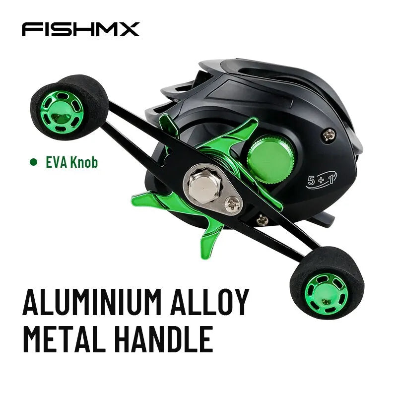 Carretilha Fishmx 7.2:1 Carretel de Alumínio 10kg [FRETE GRÁTIS]