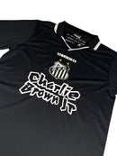 Camisa Santos Charlie Brown Jr. Marginal Alado - Preta [FRETE GRÁTIS]
