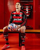 Nova Camisa Principal Manga Longa Flamengo Adidas 2025/26  [FRETE GRÁTIS]