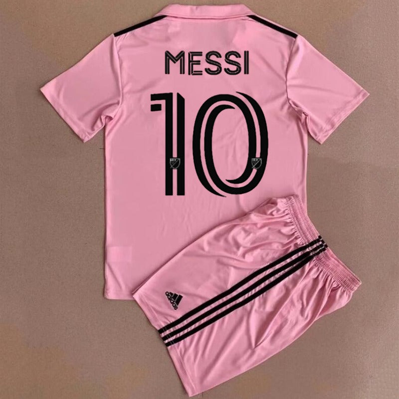 Kit Infantil Inter Miami Adidas Camisa + Shorts 2023/24 - [FRETE GRÁTIS]