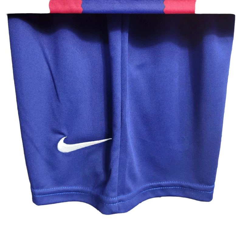 Kit Infantil Barcelona Nike Camisa + Shorts 2023/24 - [FRETE GRÁTIS]