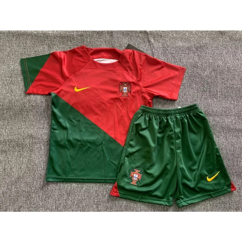 Kit Infantil Portugal Camisa + Shorts 2022/23 - [FRETE GRÁTIS]