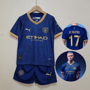 Kit Infantil Manchester City Camisa + Shorts 2023/24 - Edição Especial [FRETE GRÁTIS]