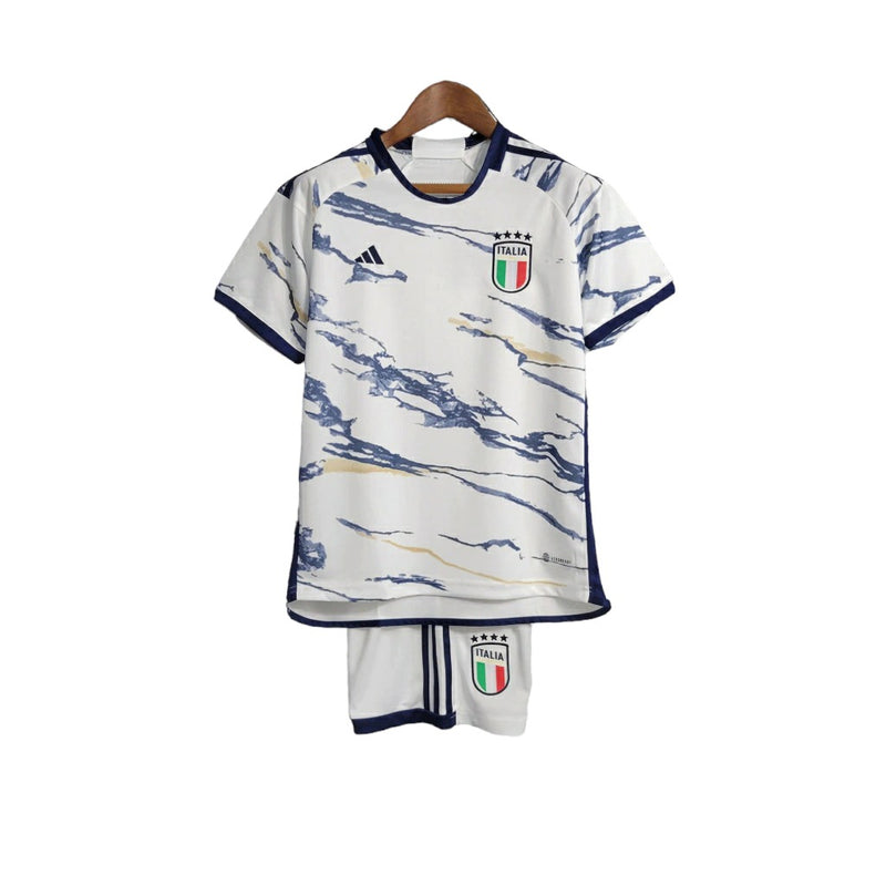 Kit Infantil Itália II Adidas Camisa + Shorts 2023/24 -  [FRETE GRÁTIS]