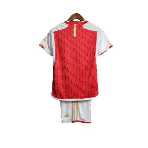 Kit Infantil Arsenal Adidas Camisa + Shorts 2023/24 -  [FRETE GRÁTIS]