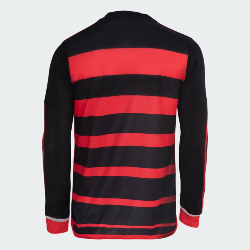 Nova Camisa Principal Manga Longa Flamengo Adidas 2024/2025 [FRETE GRÁTIS]