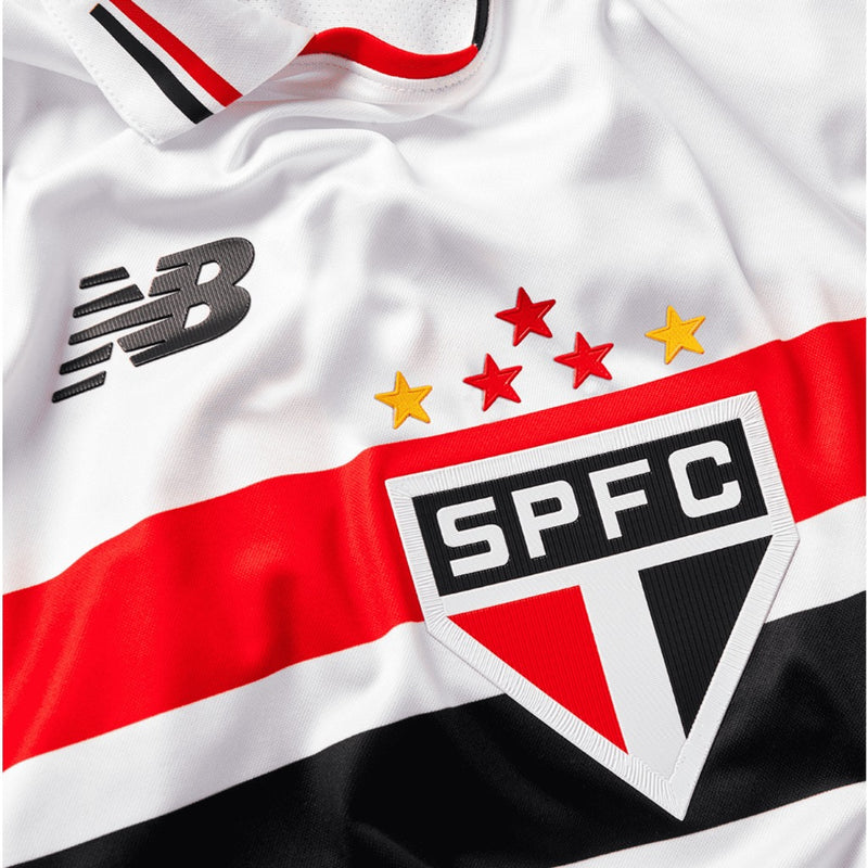 Nova Camisa Principal New Balance São Paulo 2024/25 [COMPRE 2 LEVE 3]