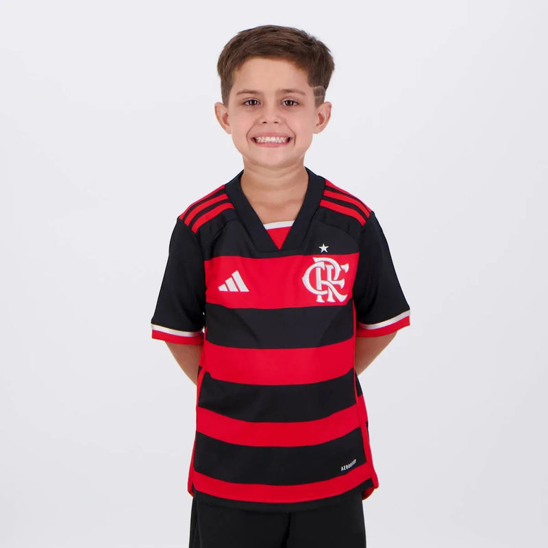 Kit Infantil Flamengo Adidas 2024/25 [COMPRE 2 LEVE 3]