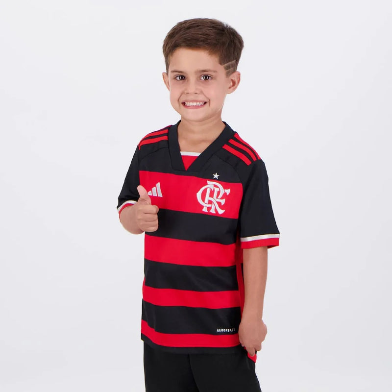 Kit Infantil Flamengo Adidas 2024/25 [COMPRE 2 LEVE 3]