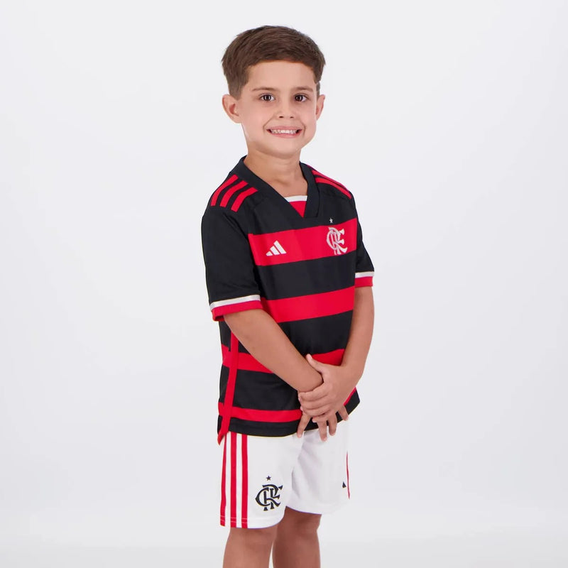 Kit Infantil Flamengo Adidas 2024/25 [COMPRE 2 LEVE 3]