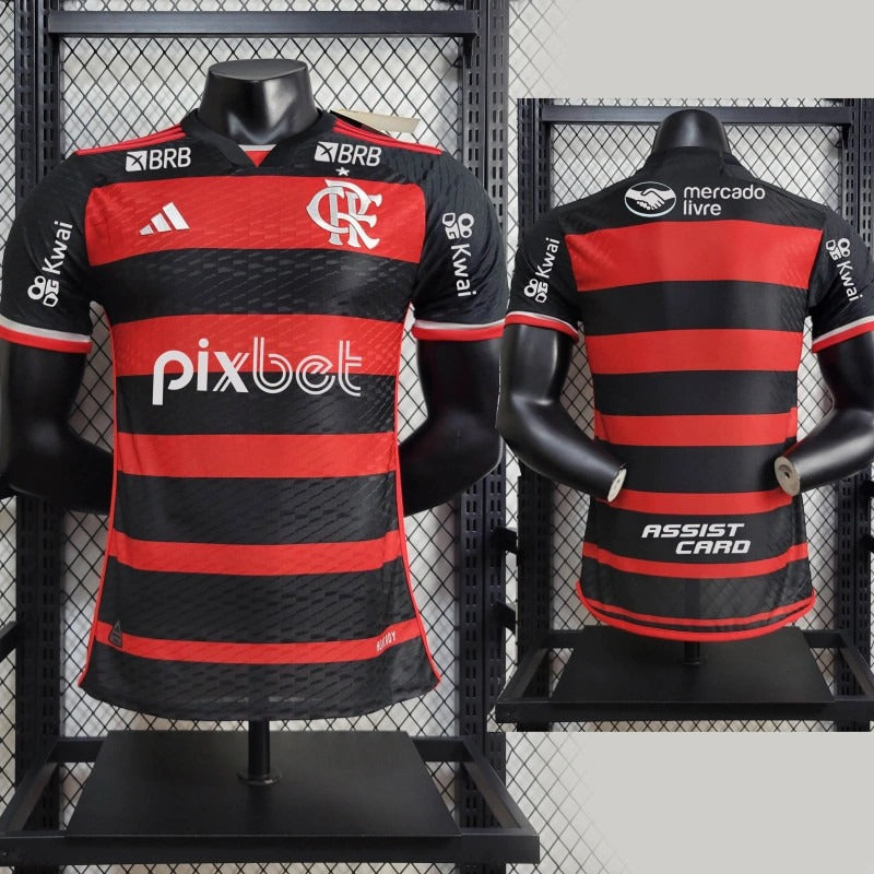 Nova Camisa Principal Flamengo Adidas Versão Jogador 2024/2025 [COMPRE 2 LEVE 3]