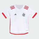 Kit Infantil Flamengo Branco Adidas 2024/25 [COMPRE 2 LEVE 3]