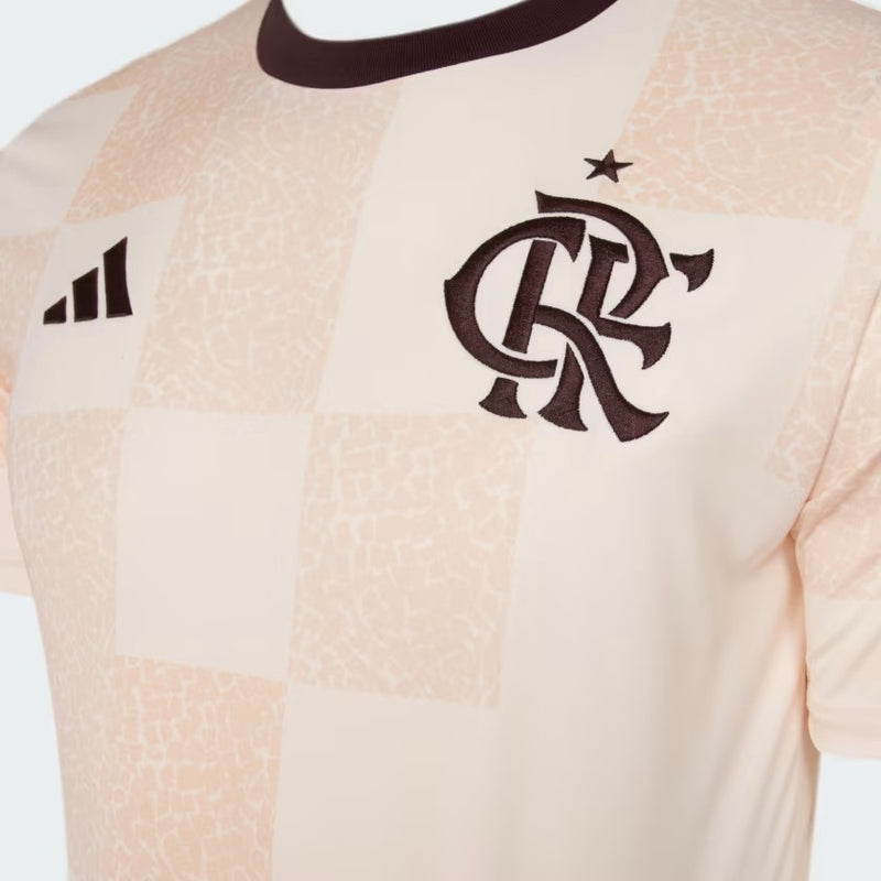 Nova Camisa Treino Flamengo Bege Adidas 2024/2025 [FRETE GRÁTIS]