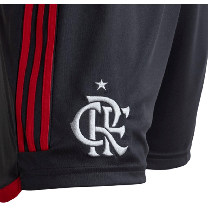 Novo Shorts Preto 3 Principal Flamengo Adidas 2024/2025 [FRETE GRÁTIS]