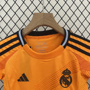 Novo Kit Infantil Camisa + Shorts Real Madrid II 2024/25 - [FRETE GRÁTIS]