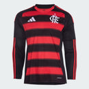 Nova Camisa Principal Manga Longa Flamengo Adidas 2025/26  [FRETE GRÁTIS]