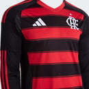 Nova Camisa Principal Manga Longa Flamengo Adidas 2025/26  [FRETE GRÁTIS]