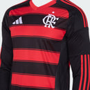 Nova Camisa Principal Manga Longa Flamengo Adidas 2025/26  [FRETE GRÁTIS]