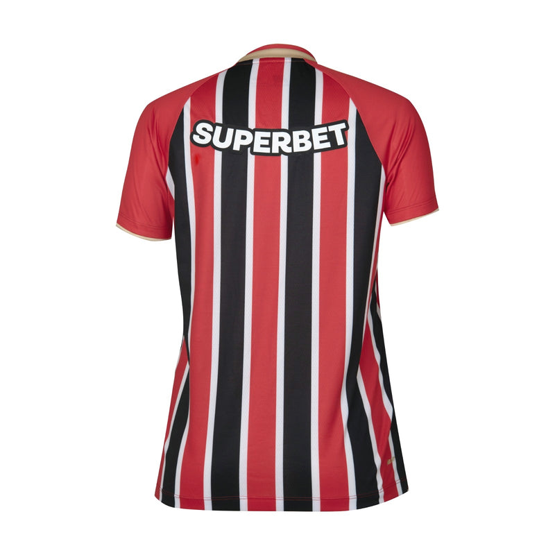 Nova Segunda Camisa FEMININA Listrada New Balance São Paulo 2025/26 - [FRETE GRÁTIS]