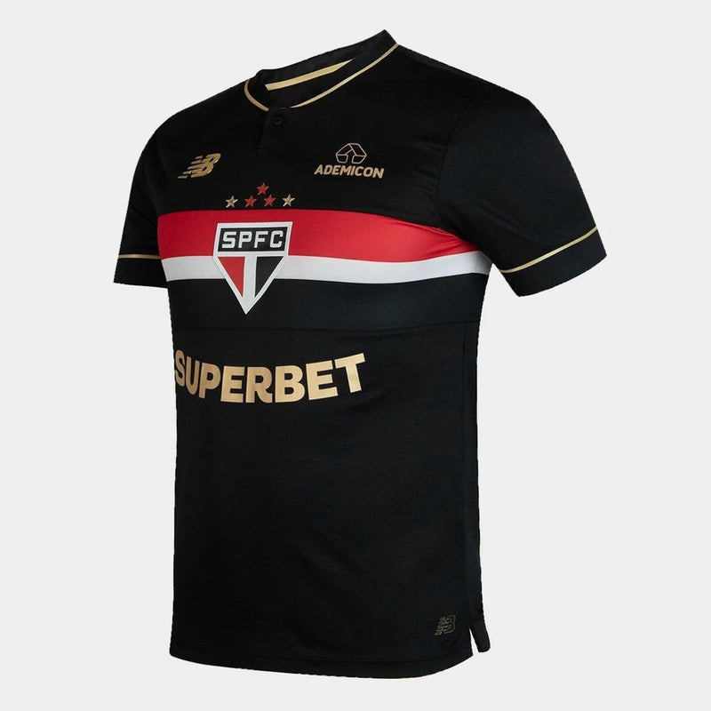 Nova Terceira Camisa Listrada New Balance São Paulo 2025/26 - [FRETE GRÁTIS]